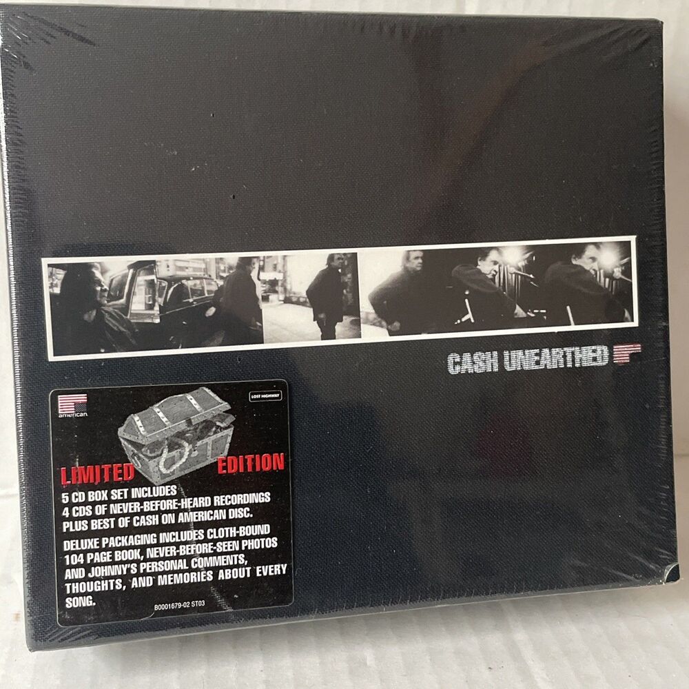 Johnny Cash Unearthed 5-CD Box Set Johnny Cash  American Recording New Sealed